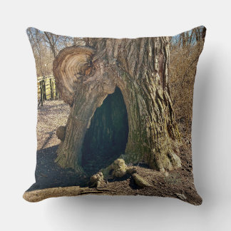 The Curious Hollow  Throw Pillow