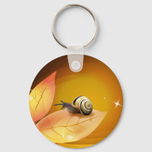 The Curious Snail Keychain