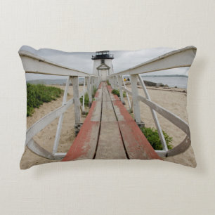 The current lighthouse, the last of many decorative pillow