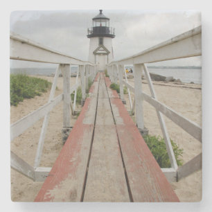 The current lighthouse, the last of many stone coaster