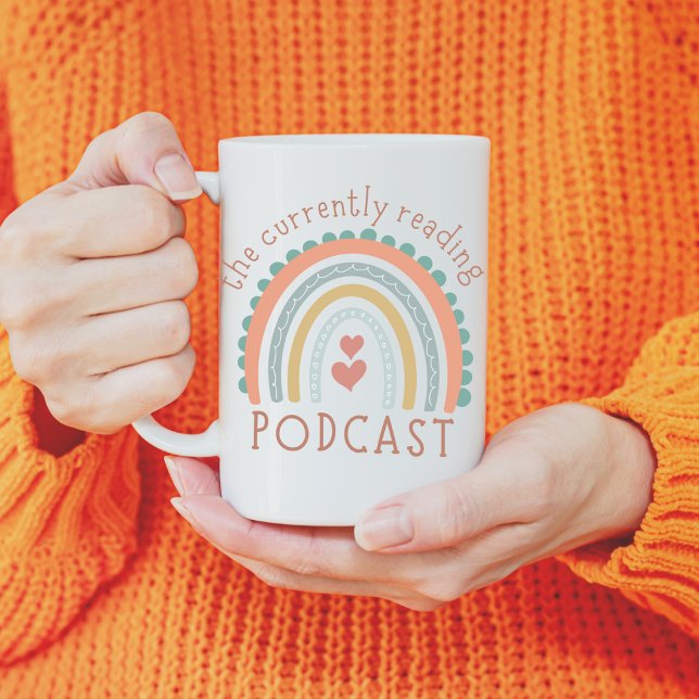 The Currently Reading Podcast lovers And Readers Coffee Mug (Creator Uploaded)