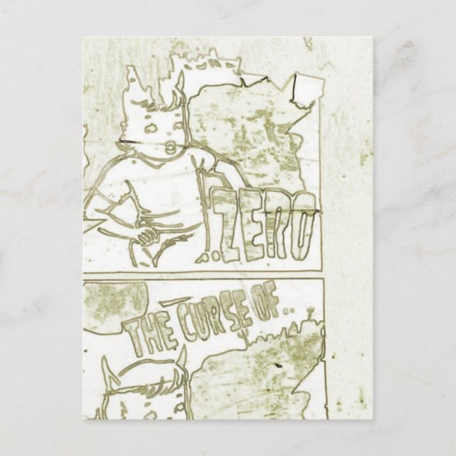 The Curse of Zero Postcard (Front)