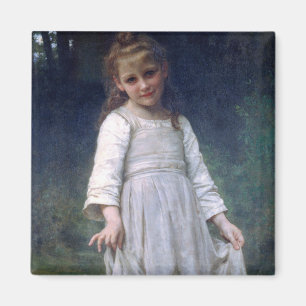 The Curtsey, Bouguereau Magnet