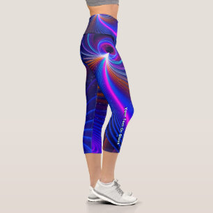 The Curvature of Space Capri Leggings