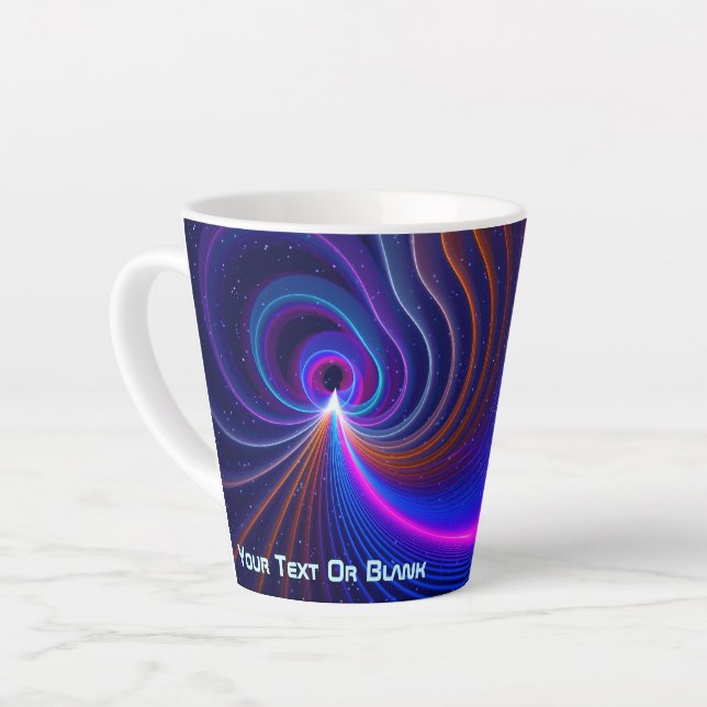The Curvature of Space Latte Mug (Left Angle)
