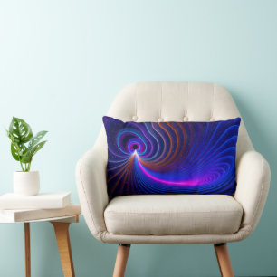 The Curvature of Space Lumbar Pillow
