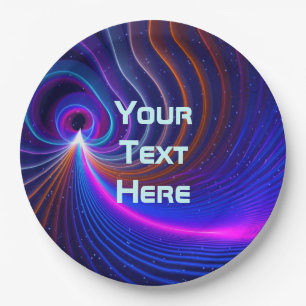 The Curvature Of Space Paper Plate