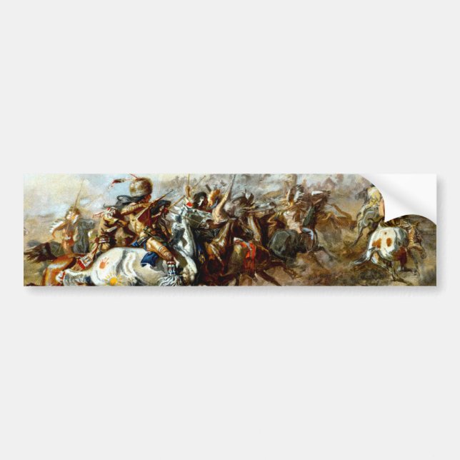The Custer Fight Bumper Sticker (Front)