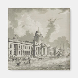 The Custom House, Dublin, 1792 (engraving) Magnet