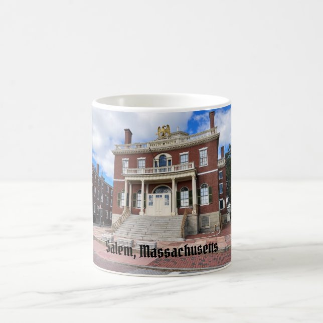 The Custom House in Salem Massachusetts Coffee Mug (Center)