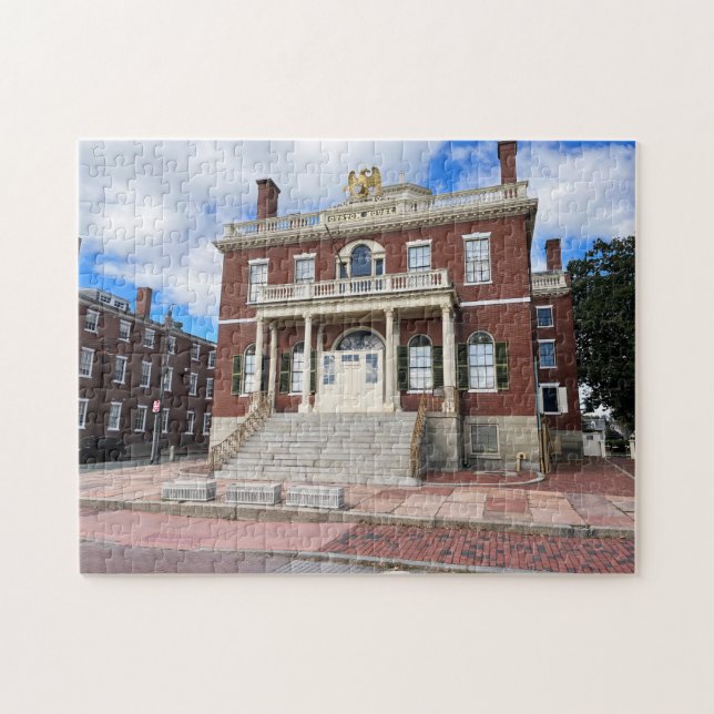 The Custom House in Salem Massachusetts Jigsaw Puzzle (Horizontal)