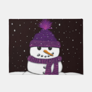 The Cute Armless Snowman Doormat