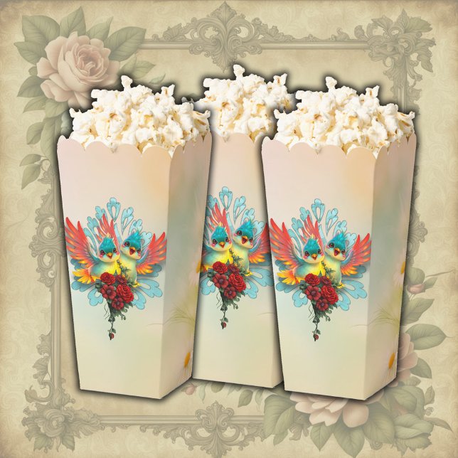 The cute birds of good humour. favor box (Creator Uploaded)