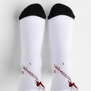 The cute butterfly socks