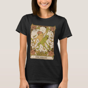 The  Cute Frogs Cottagecore Nature  Tarot Card T-Shirt