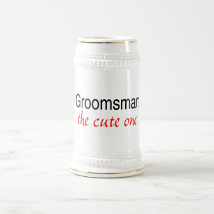 The Cute One (Groomsman) Beer Stein