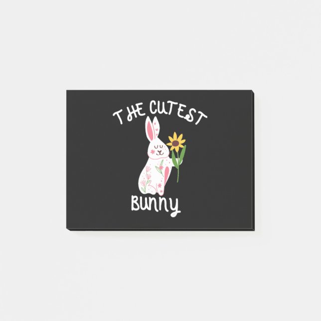 The Cutest Bunny Post-it Notes (Front)
