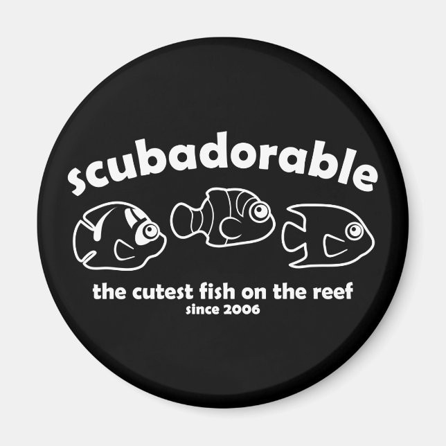 The Cutest Fish on the Reef Magnet (Front)
