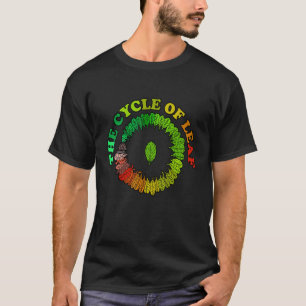 The Cycle Of Leaf Colourful Leaves Nature   Leisur T-Shirt