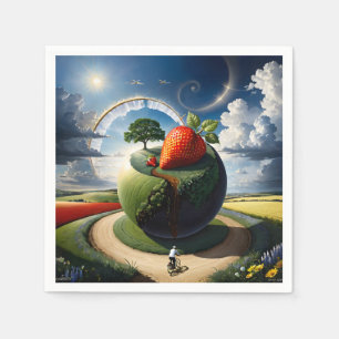 The cycle of life is a surrealistic masterpiece. I Napkin