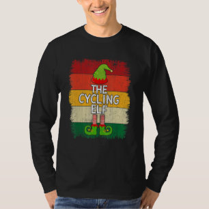 The Cycling Elf Matching Group Christmas Party Paj T-Shirt
