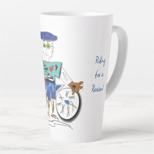 "The Cyclist" - Riding for a Reason Latte Mug