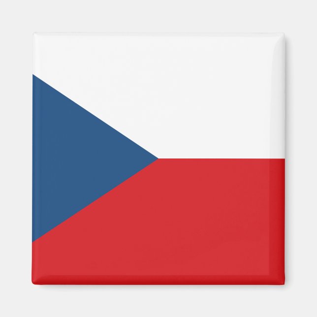 The Czech Republic Flag Magnet (Front)