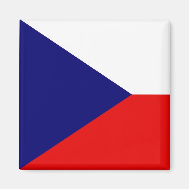 The Czech Republic Flag Magnet (Front)