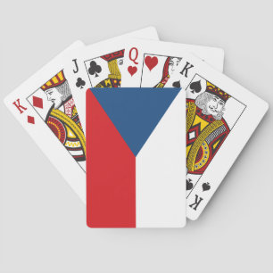 The Czech Republic Flag Playing Cards