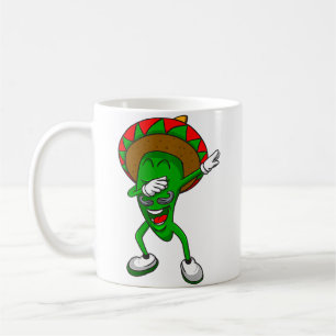 The Dabbing Chili Pepper Mexican Food Coffee Mug