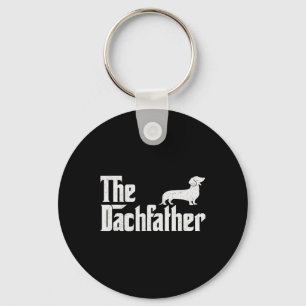 The Dachshund Funny Wiener Dog Gifts For Men Fathe Keychain