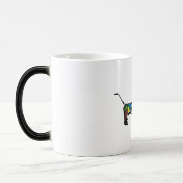 The Dachshund Morphing Mug (Left)