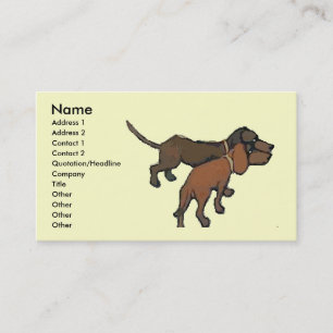 The Dachshunds Business Card