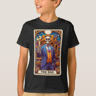 The Dad Tarot Card Skeleton Fathers Day Daddy Baba T-Shirt