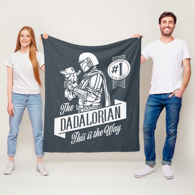 The Dadalorian This is the Way Fleece Blanket (In Situ)