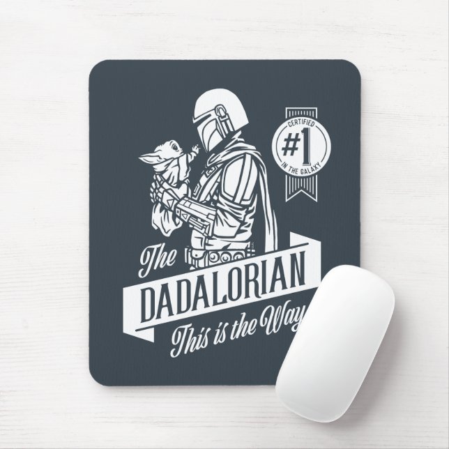 The Dadalorian This is the Way Mouse Pad (With Mouse)