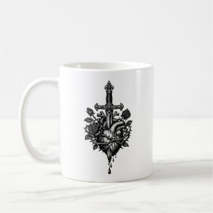The Dagger of Thorns - Gothic Romance Engraving Coffee Mug