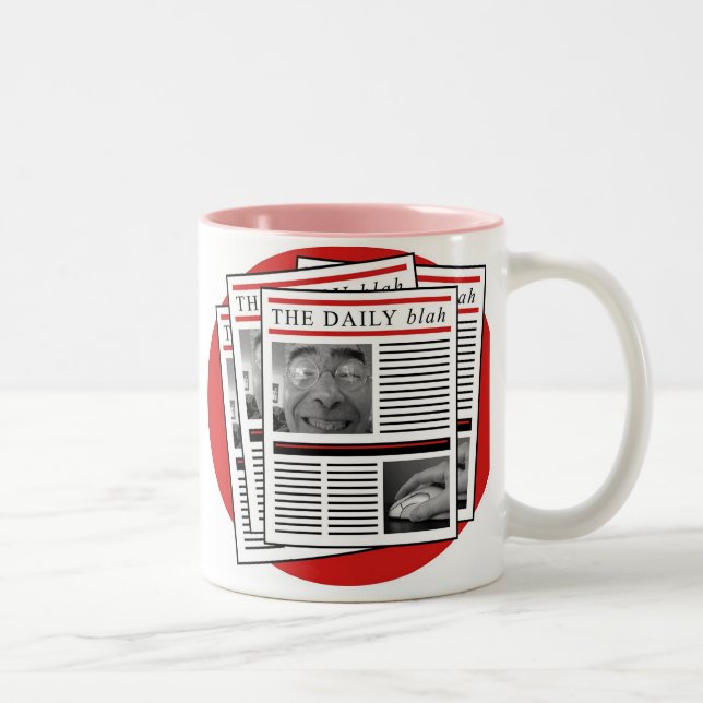 The daily Blah Two-Tone Coffee Mug (Right)