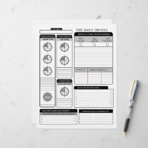 The Daily Details  Suppleimental Page Day Planning