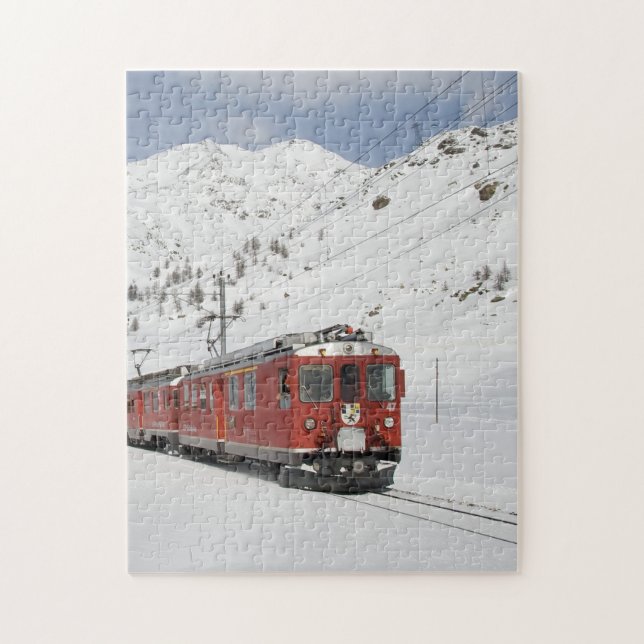 The Daily Jigsaw Puzzle/Subway Train Jigsaw Puzzle (Vertical)