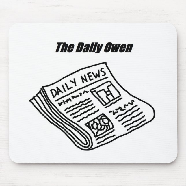 The Daily Owen Mouse Pad (Front)