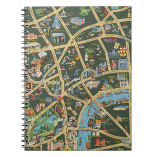 The Daily Telegraph Picture Map of London Notebook