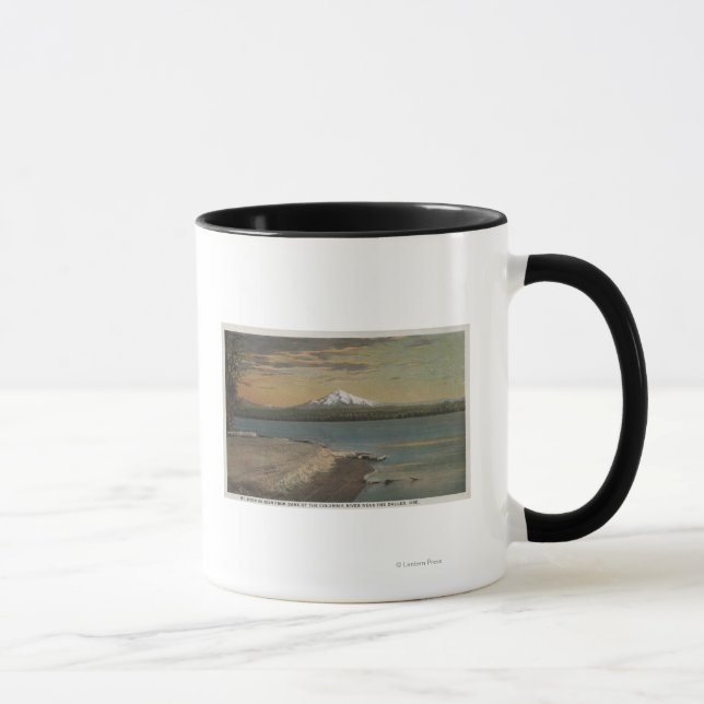 The Dalles, Oregon - Mt. Hood from Columbia Rive Mug (Right)