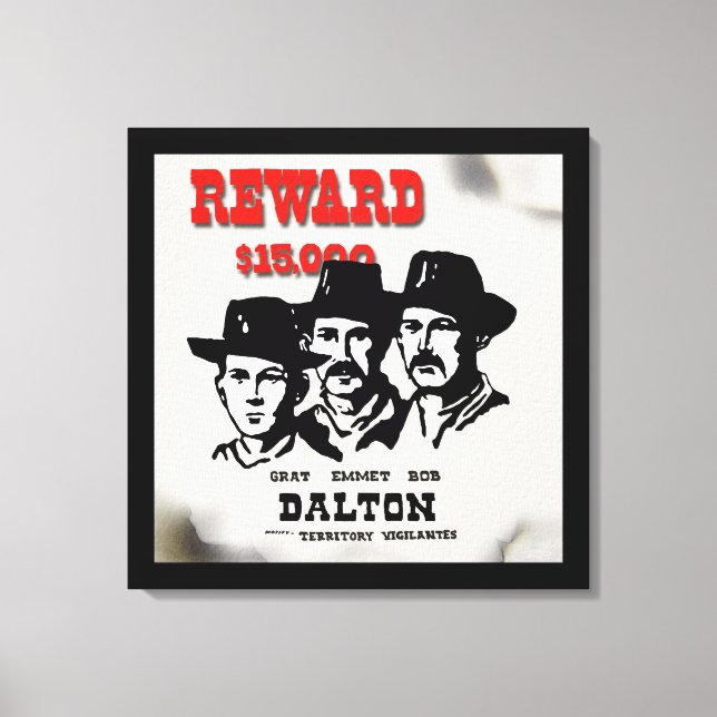 The Dalton Gang Canvas Print (Front)