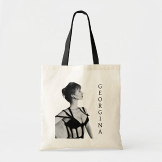 The Dame Woman Portrait Black & White Original Art Tote Bag