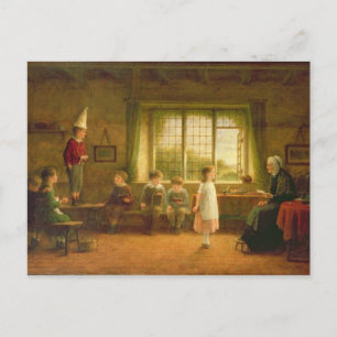 The Dame's School, s.and d. 1899 Postcard