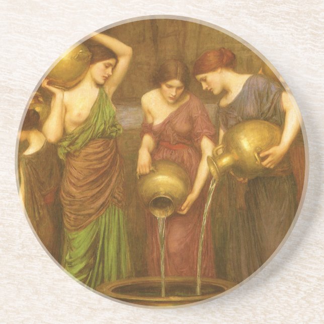 The Danaides by John William Waterhouse Coaster (Front)