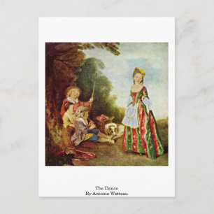The Dance, By Antoine Watteau Postcard