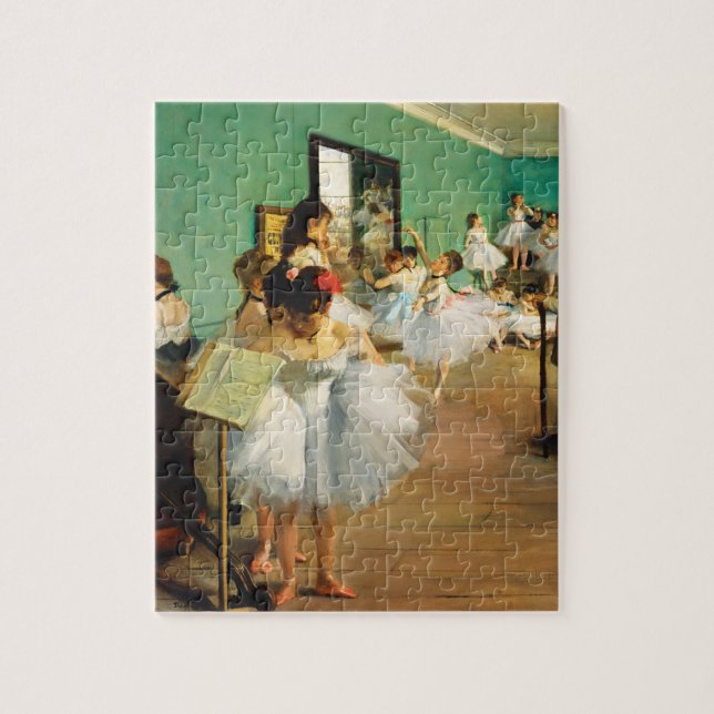 The Dance Class (1874) by Edgar Degas Jigsaw Puzzle (Vertical)