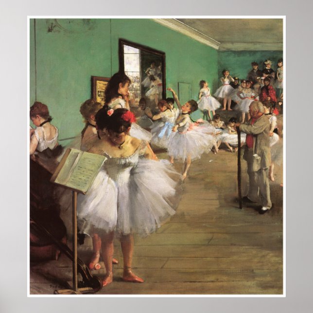 The Dance Class, 1874 - Edgar Degas Poster (Front)